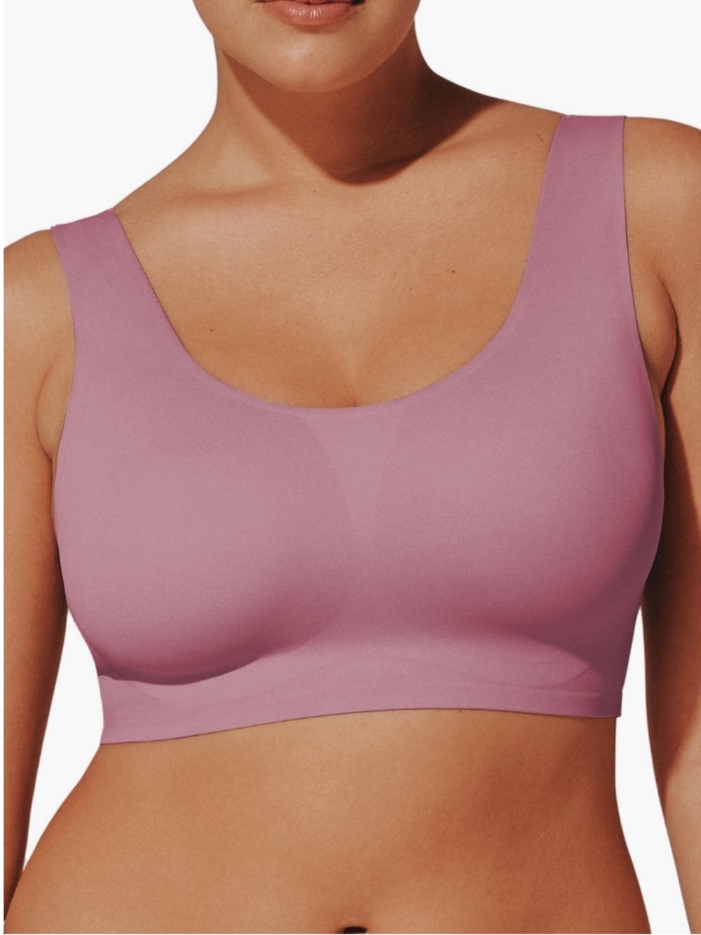 Third Love SmoothingScoop Wireless Bralette in Blush Size XL NWT